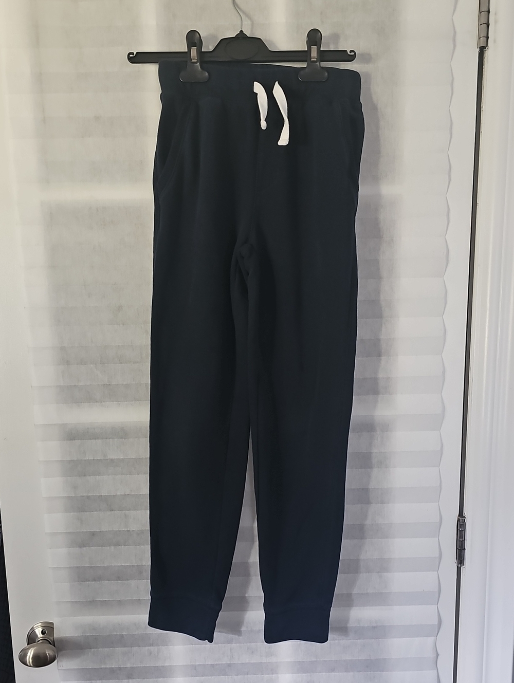 Joe Fresh Black Jogger Pants with White Drawstring